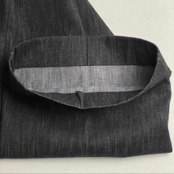 Vintage CLASSIQUES ENTIER Black Wash Wide Leg Jean 10 - Picture 10 of 11